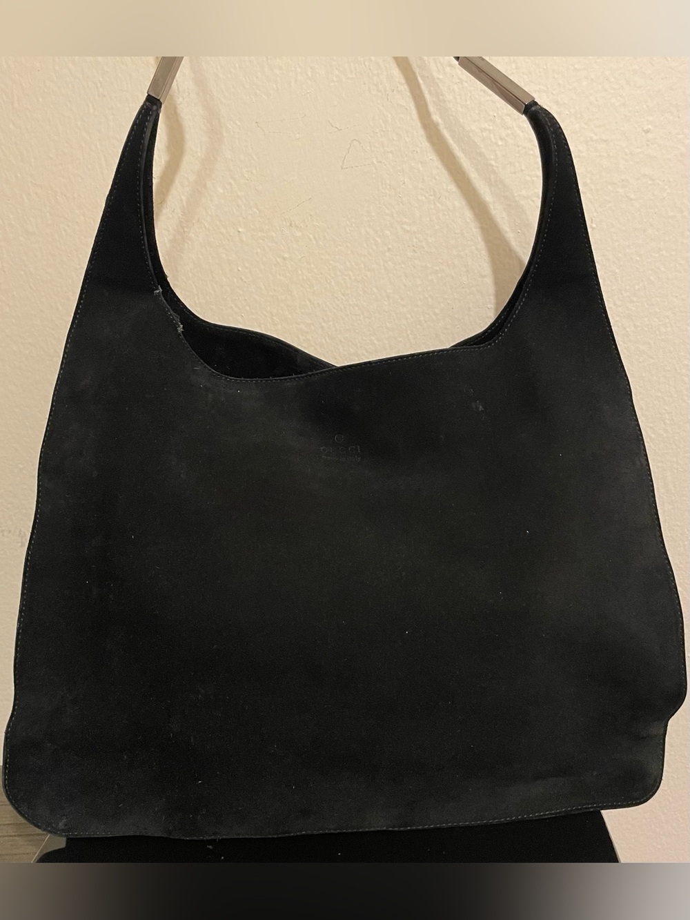 Gucci Black Suede Shoulder Bag